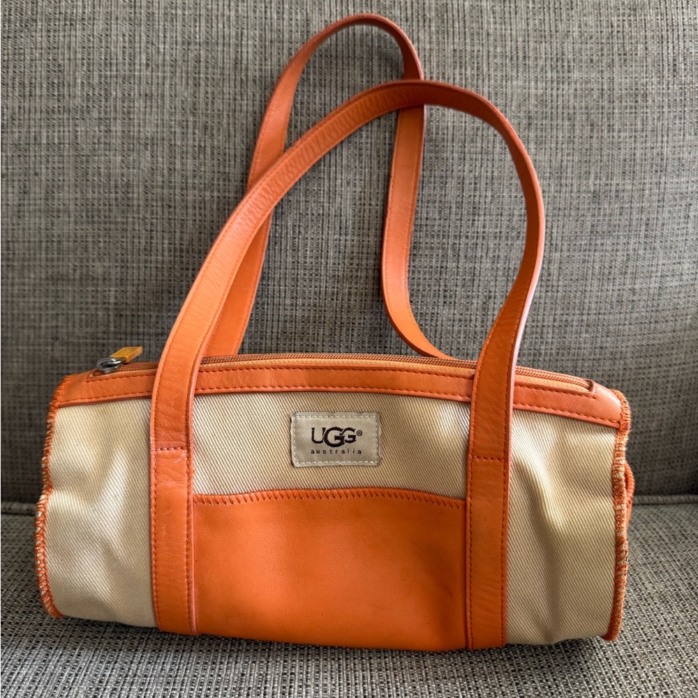 UGG Women's Orange and Cream Bag